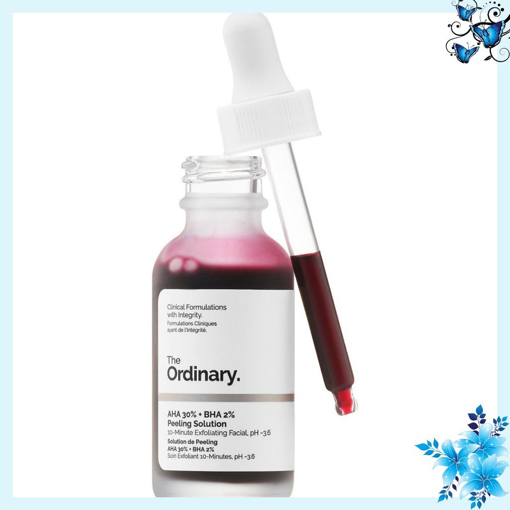 Tẩy Tế Bào Chết Mặt The Ordinary AHA 30% + BHA 2% Peeling Solution 30ml ♥ᑕ
