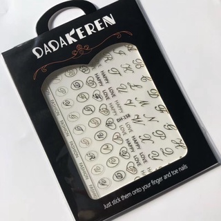stiker thương hiệu ,chữ ký
