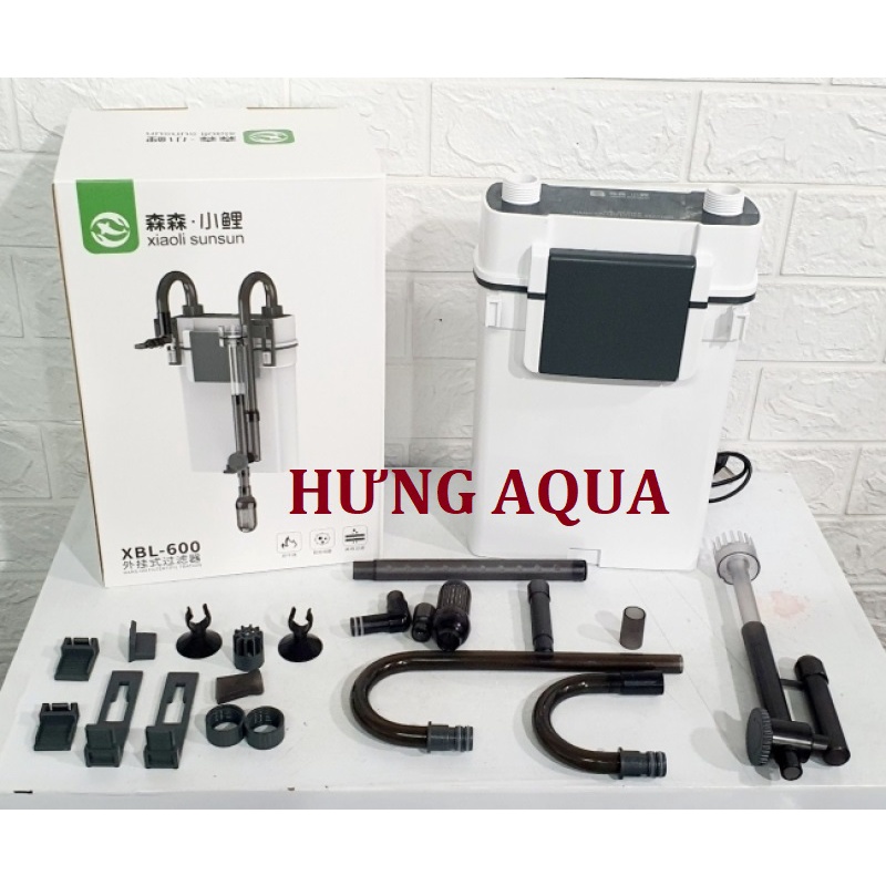 Lọc treo bể cá, lọc thác thế hệ mới Sunsun Xiaoli XBL 300/400/500/600 tích hợp lọc váng