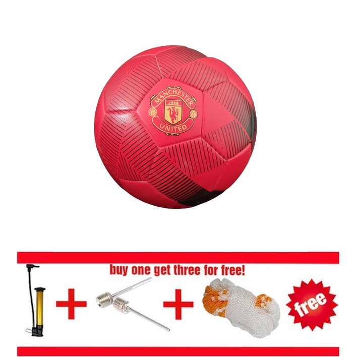 Quả Bóng Đá Bằng Da Pu Chống Trượt 21-22 Manchester United Màu Đỏ Số 5