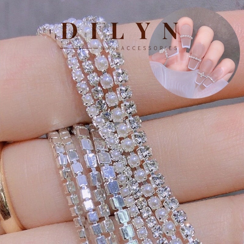Phụ Kiện Nail - Dây Đá Trang Trí Móng
