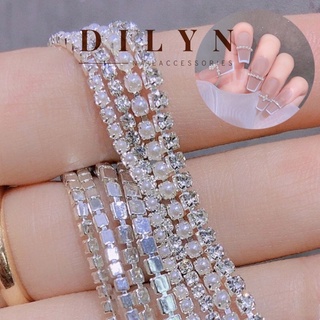 Phụ kiện nail - dây đá trang trí móng