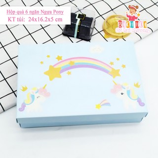 Hộp quà tặng, bánh kẹo - mẫu ngựa pony - kt: 245 cm