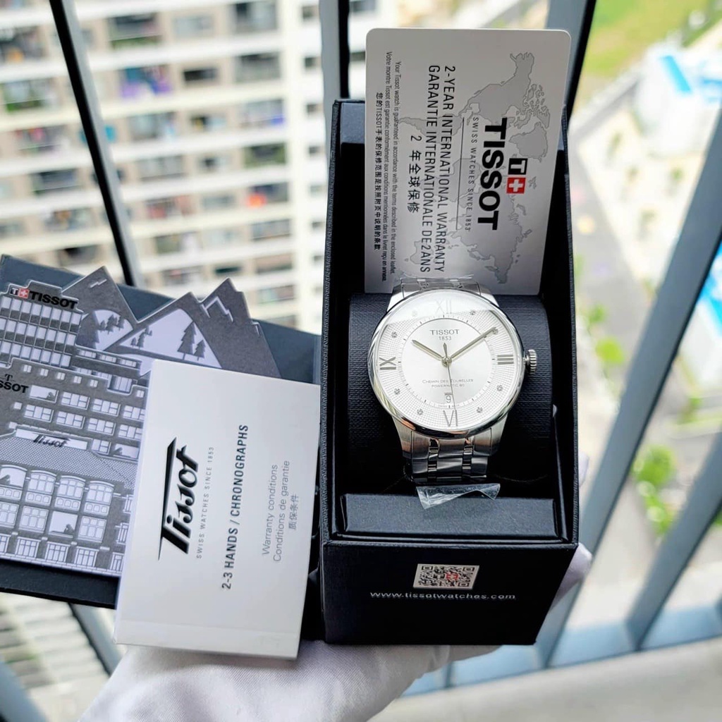 Đồng Hồ Nam TISSOT Chemin Des Tourelles Diamond - T099.407.11.033.00 Chính Hãng Tặng Dây Da Cao Cấp