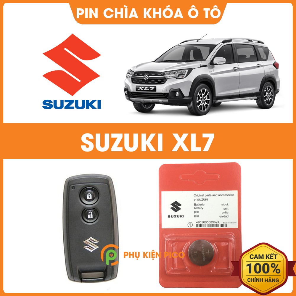 Pin chìa khóa ô tô Suzuki XL7 chính hãng Suzuki sản xuất tại Indonesia 3V
