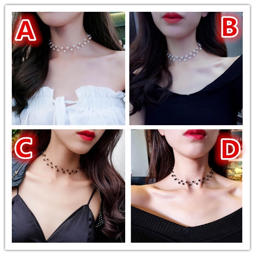 Vòng cổ choker đính ngọc trai sang trọng cho nữ | BigBuy360 - bigbuy360.vn