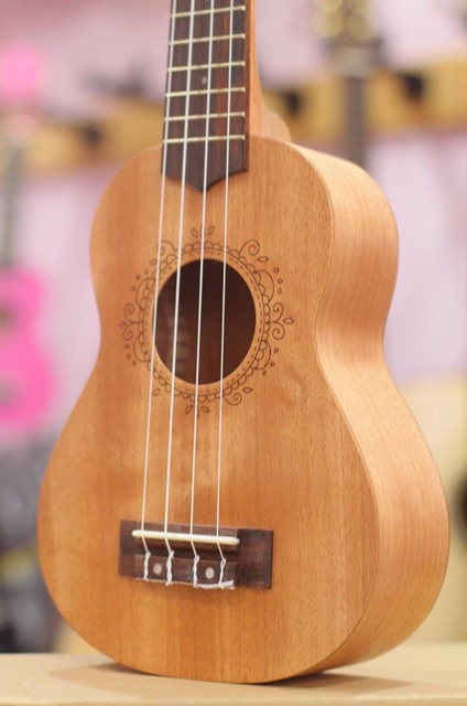 ( BIG SALE ) ĐÀN UKULELE SOPRANO VIỀN HOA