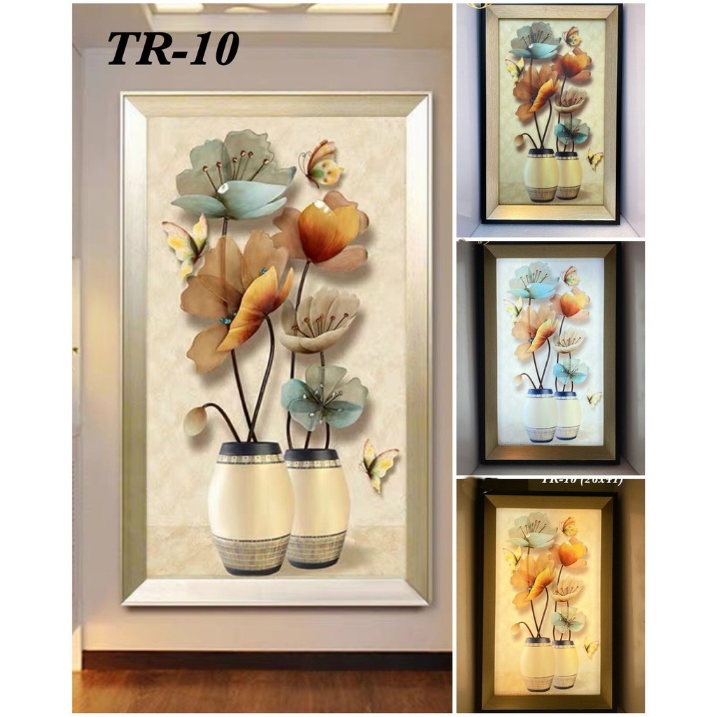 Đèn Tranh Điện 3D Treo Tường Cỡ 40x60cm-Trang Trí Phòng Khách Phòng Ngủ Trang Trí Cầu Thang-Đèn Led Sáng 3 Chế Độ,TR-10