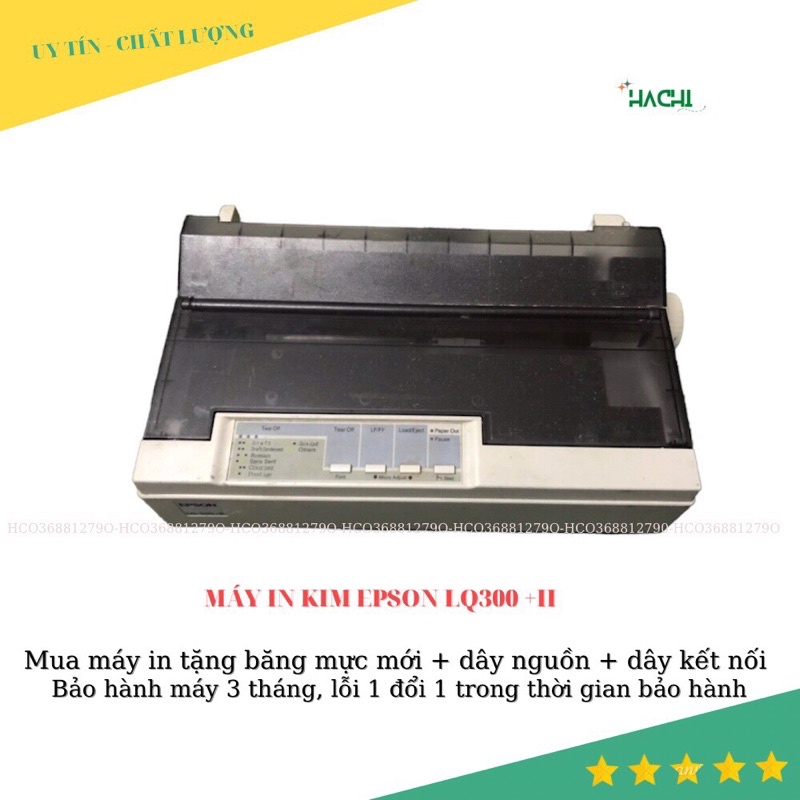 Máy in kim Epson LQ300+II cũ in hoá đơn, in hình xăm,…