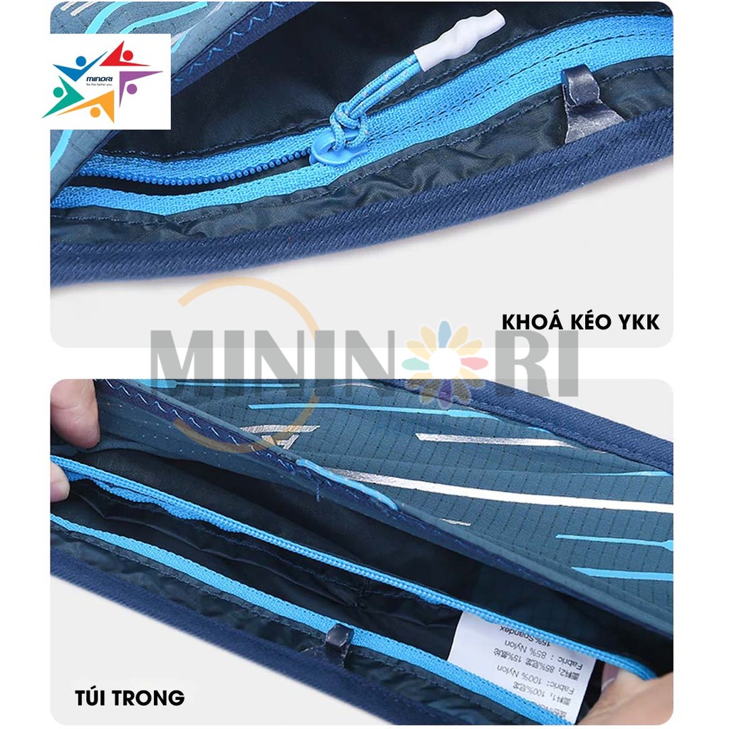 [Mã MINI20k hoàn 10% đơn 199K tối đa 20K xu]Đai Đeo Hông Chạy Bộ Thể Thao Aonijie W8102 - Nhỏ Gọn Đựng Được Bình Nước