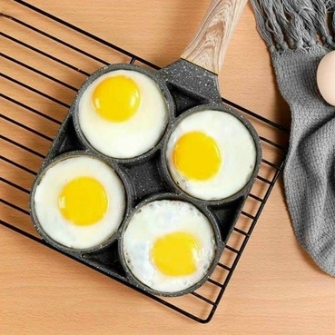 CHẢO CHIÊN ĐA NĂNG 4 Ô TIỆN LỢI (DÙNG ĐƯỢC CHO MỌI LOẠI BẾP