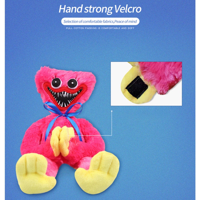 SABUY 40 cm Poppy Playtime Đồ chơi sang trọng Ôm ấp Huggy Wuggy Nhân vật hoạt hình dễ thương Búp bê cho trẻ em Trẻ em