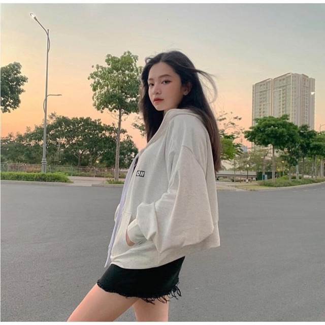 FREESHIP 50K - Áo Khoác OHOH Lửng Hoodie Nam Nữ Unisex | BigBuy360 - bigbuy360.vn