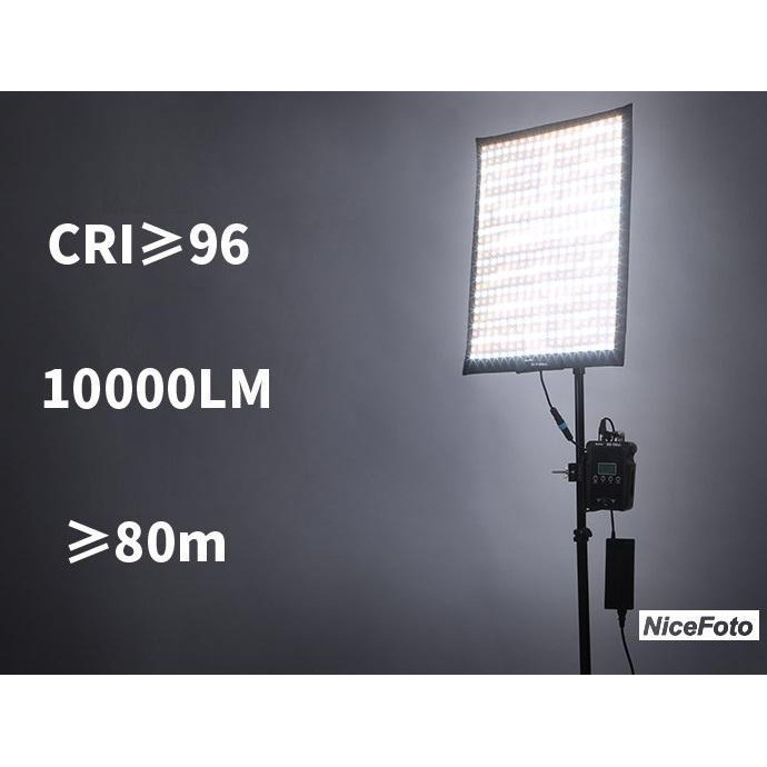 Bộ 2 đèn led cuộn 200w NiceFoto SCP1000A 3200K – 5600K