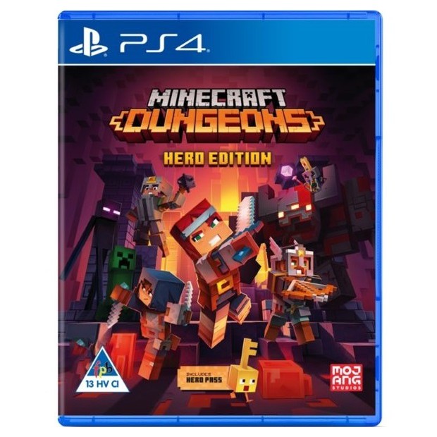 Đĩa Game Ps4 Minecraft Dungeons Hero Edition