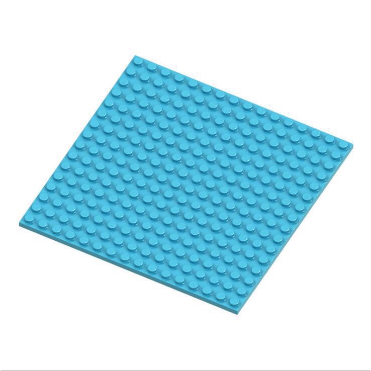 Tấm đế nền để gắn có kích thước 32x32 nút mỗi chiều tương đương 25.5x25.5cm , tấm base đồ chơi lắp ráp cho bé an toàn