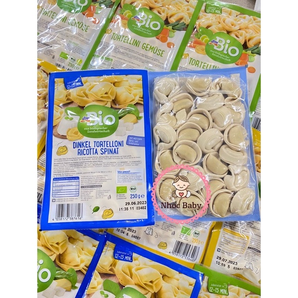 Hoành thánh hữu cơ dmbio (Đức) cho bé 12m+