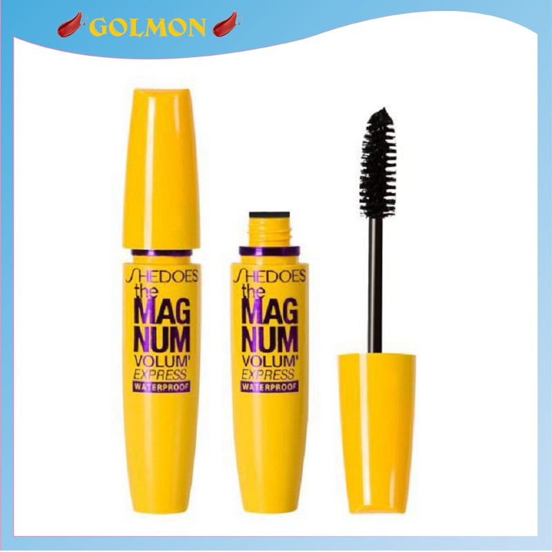 Chuốt mi Mascara Maybelline Magnum làm dày mi không lem trôi nhập khẩu