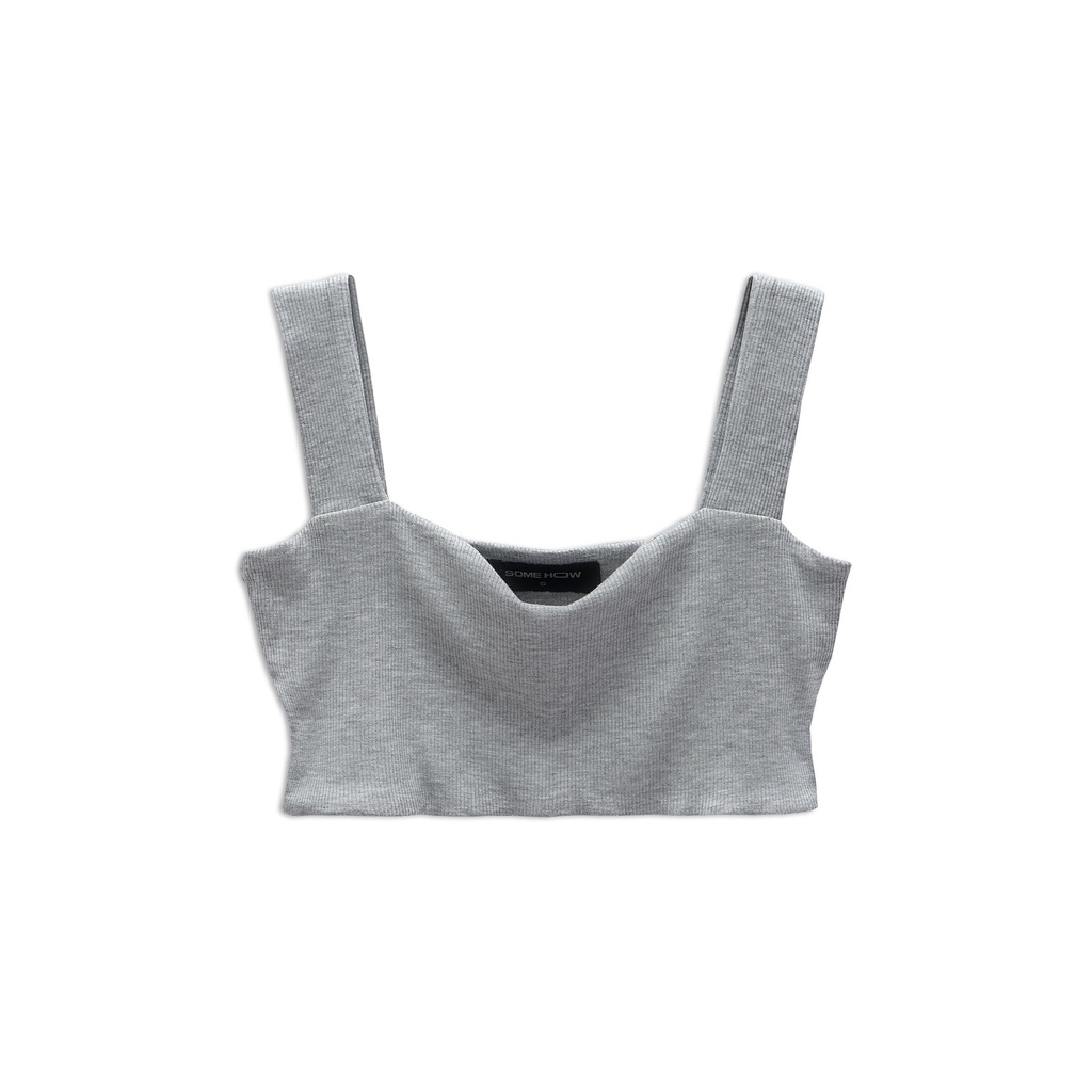 Áo Croptop Nữ Heart-chest , Chất Vải Borip Thun Thoải Mái , WC000176 ,SOMEHOW