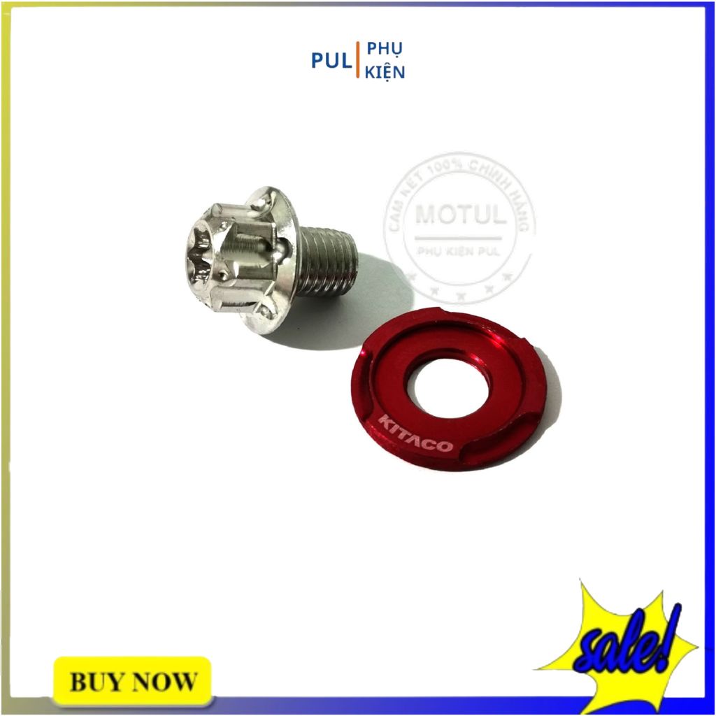 Ốc salaya gắn chân gương 10li15 inox 304 bền đẹp trang trí cho xe Wave SH Airblade Vario Winner X Sirius...