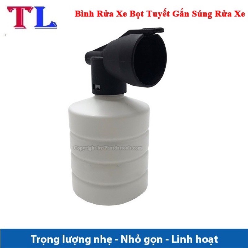 Bình xà bông tạo bọt tuyết cho máy rửa xe