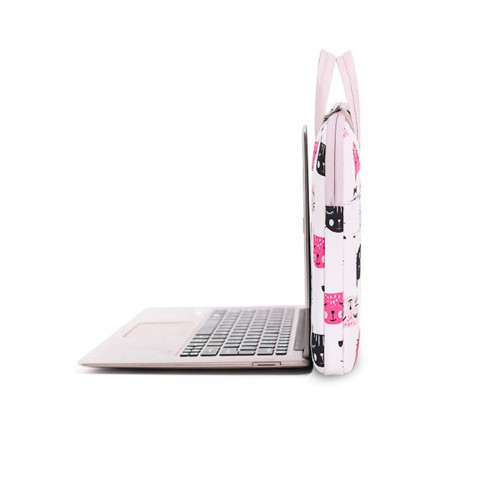 Cặp đựng laptop, túi chống macbook da PU có kèm ví, có đai gài hành lý và lớp đệm bông dày dặn | BigBuy360 - bigbuy360.vn