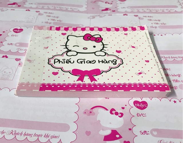 Phiếu ship hàng 100 trang giá rẻ