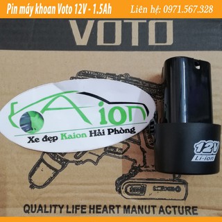 Pin voto 12v-1,5ah dùng cho máy khoan voto| voto pin rời chuẩn theo máy khoan