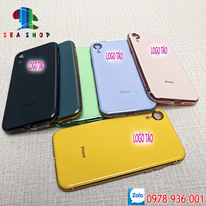 Ốp lưng nhựa dẻo iPhone XR -- VIỀN TRÒN -  thiết kế đẹp mắt, nước sơn bóng