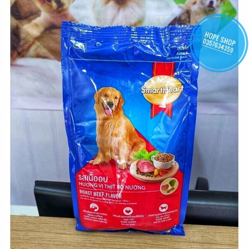 Thức ăn cho Chó vị thịt bò SmartHeart 400g