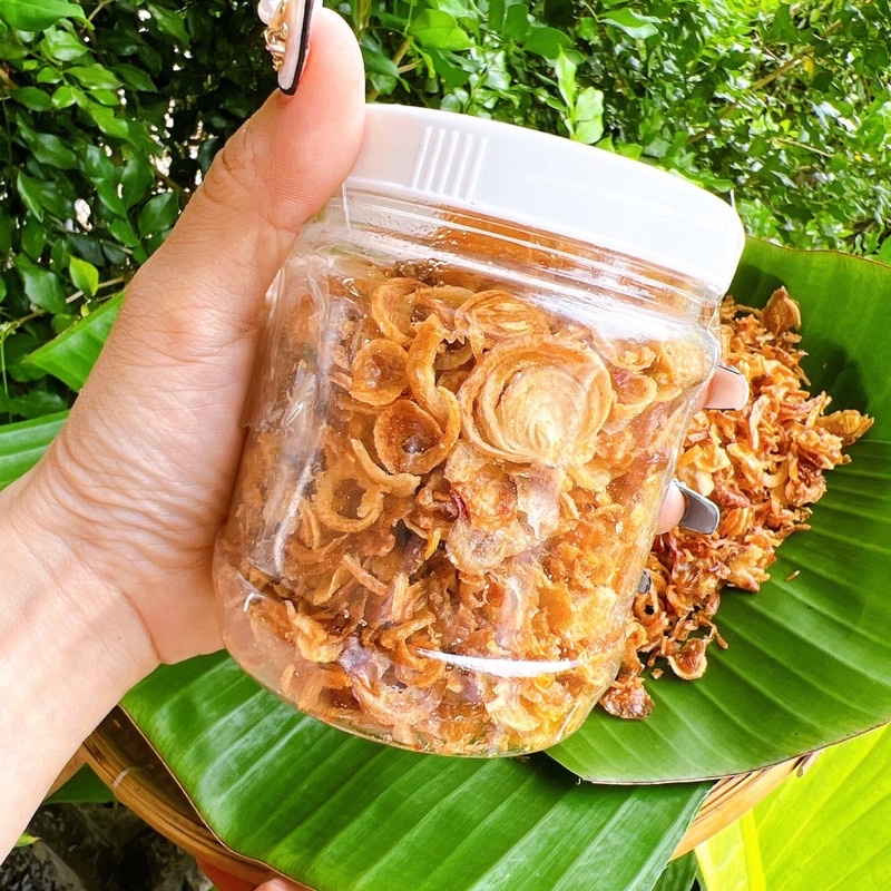 HỦ 100GR - Hành phi thơm ngon ăn kèm bánh tráng