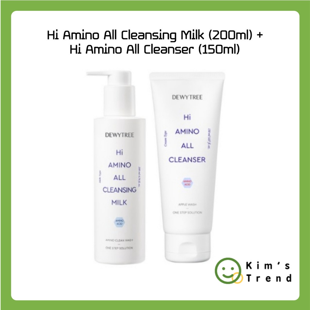 Sữa Rửa Mặt Hi Amino 200ml + Sữa Rửa Mặt Hi Amino All Skin 150ml