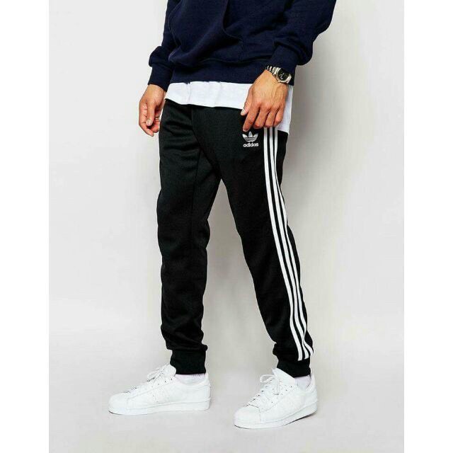 Quần Adidas Jogger thể thao nam nữ xuất dư 3 sọc đen,3 sọc trắng,xanh ngọc,xanh than, xám VNXK xịn