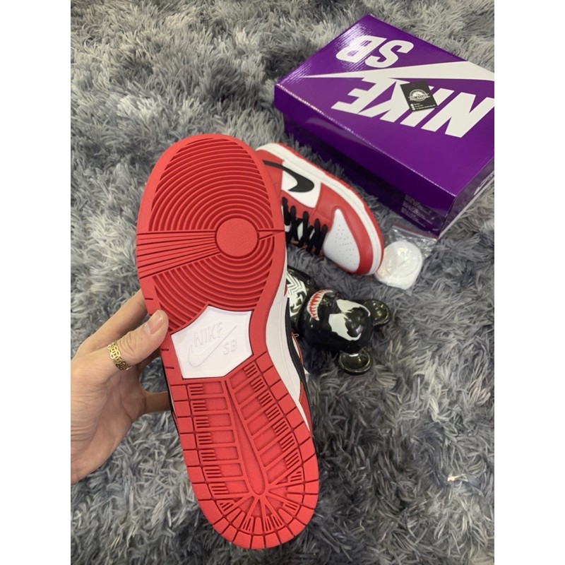 (free ship +ảnh thật) Giầy Nam Nữ thể thao SB dunk pro J-pack Chicago Hot da bò (full box)