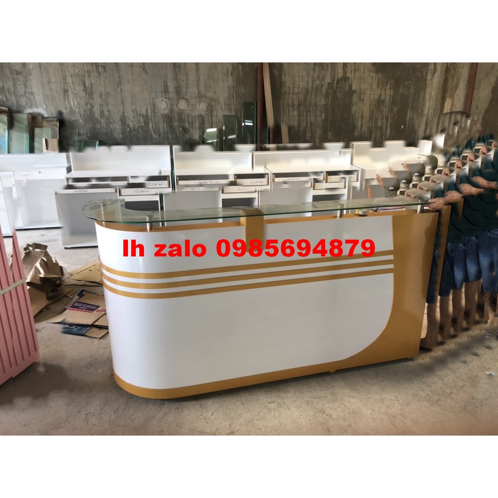 Quầy thu ngân quầy tính tiền QUẦY BARR quầy thu ngân spa quầy thu ngân giá rẻ Quầy lễ tân spa bàn lễ tân đẹp