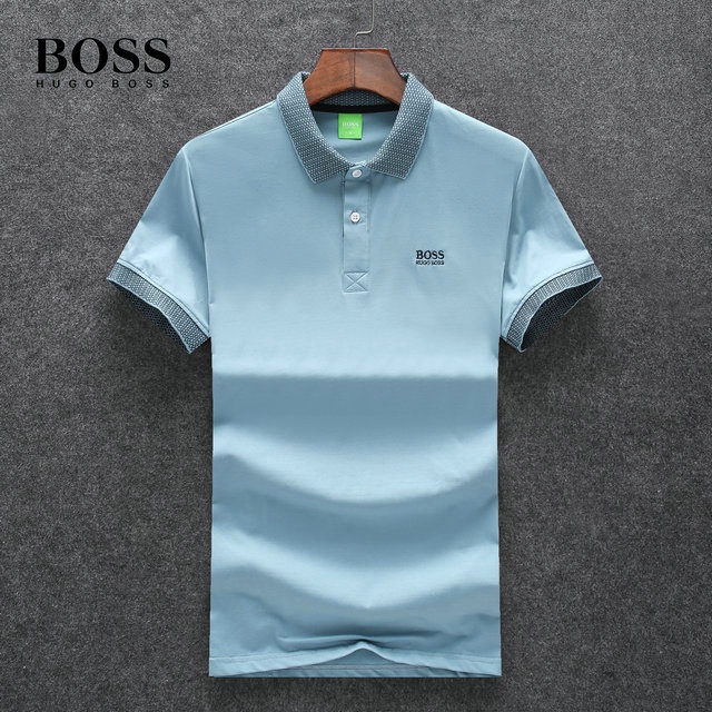 Hugo Boss Áo Thun Polo Ngắn Tay Thêu Logo Thời Trang Mùa Hè Dành Cho Nam