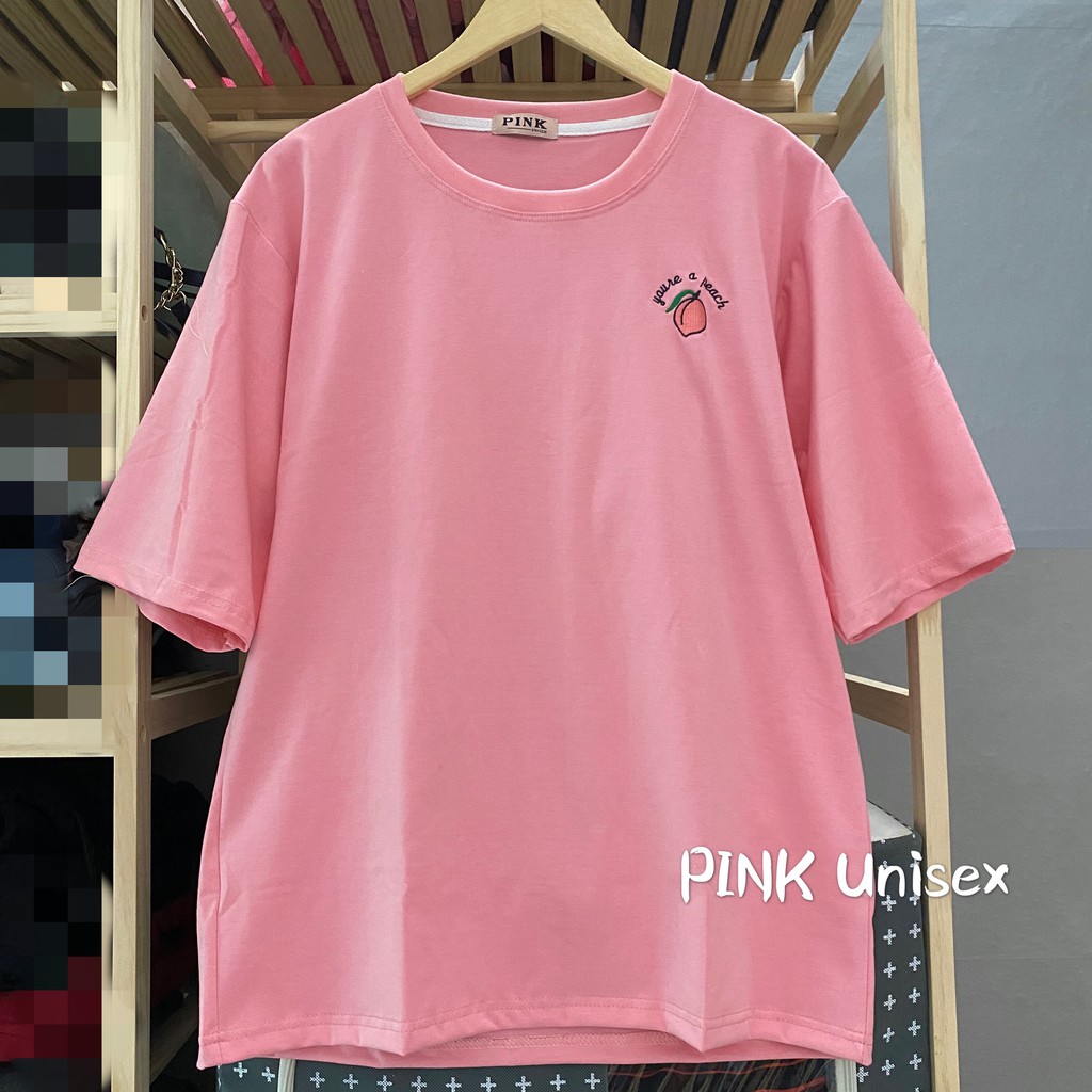 [Mã SKAMA06 giảm 8% tối đa 50K đơn 250K] [ FULL SIZE + HÌNH THẬT ] Áo thun phông tay lỡ form rộng THÊU QUẢ ĐÀO Unisex | BigBuy360 - bigbuy360.vn