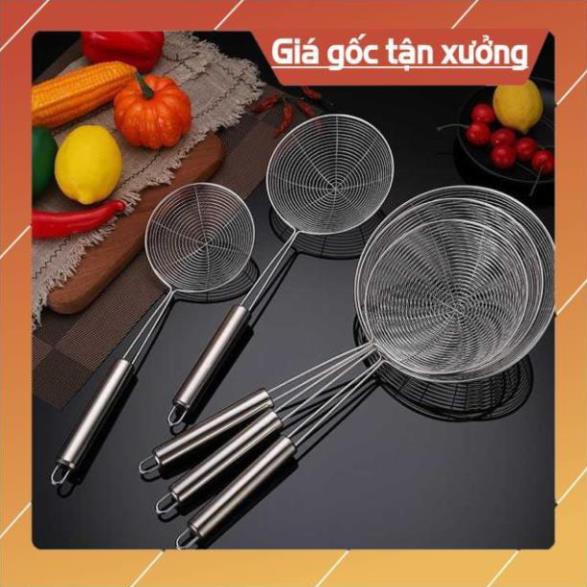 HOT Vợt lẩu vòng inox  chao mỳ inox