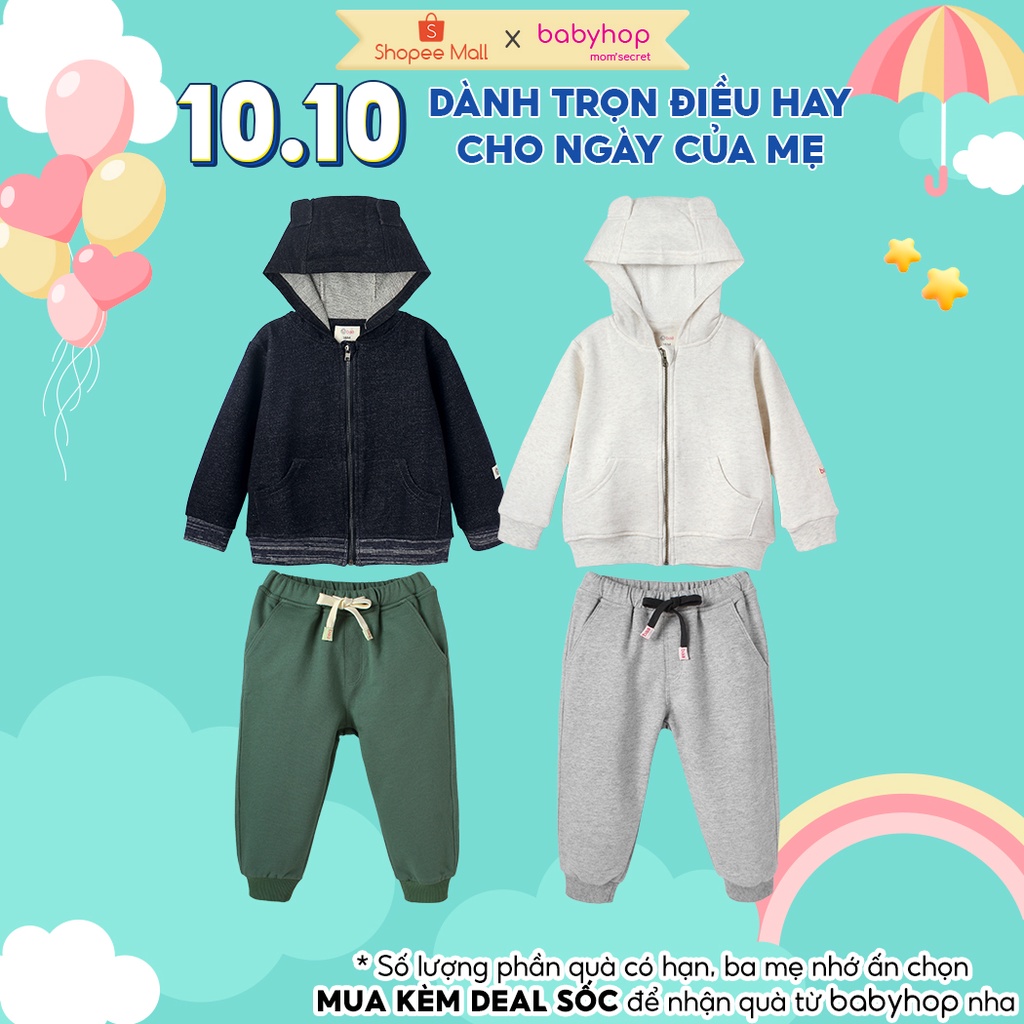 ( GIFT ) Quần áo thu đông cho bé trai, bé gái hàng thiết kế chất liệu cotton cho bé từ 2-7 tuổi thương hiệu BaaBaby
