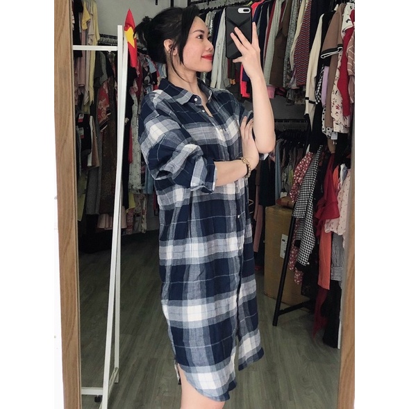 Đầm sơmi vnxk