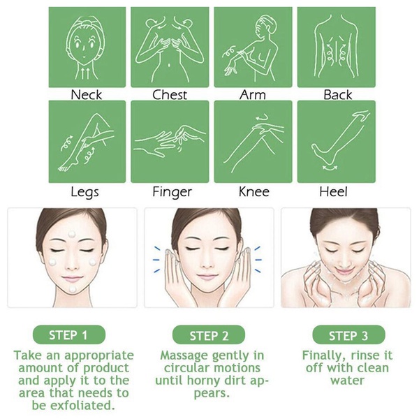 Kem tẩy tế bào chết HLLR chiết xuất quả mâm xôi tự nhiên làm sạch sâu 200g