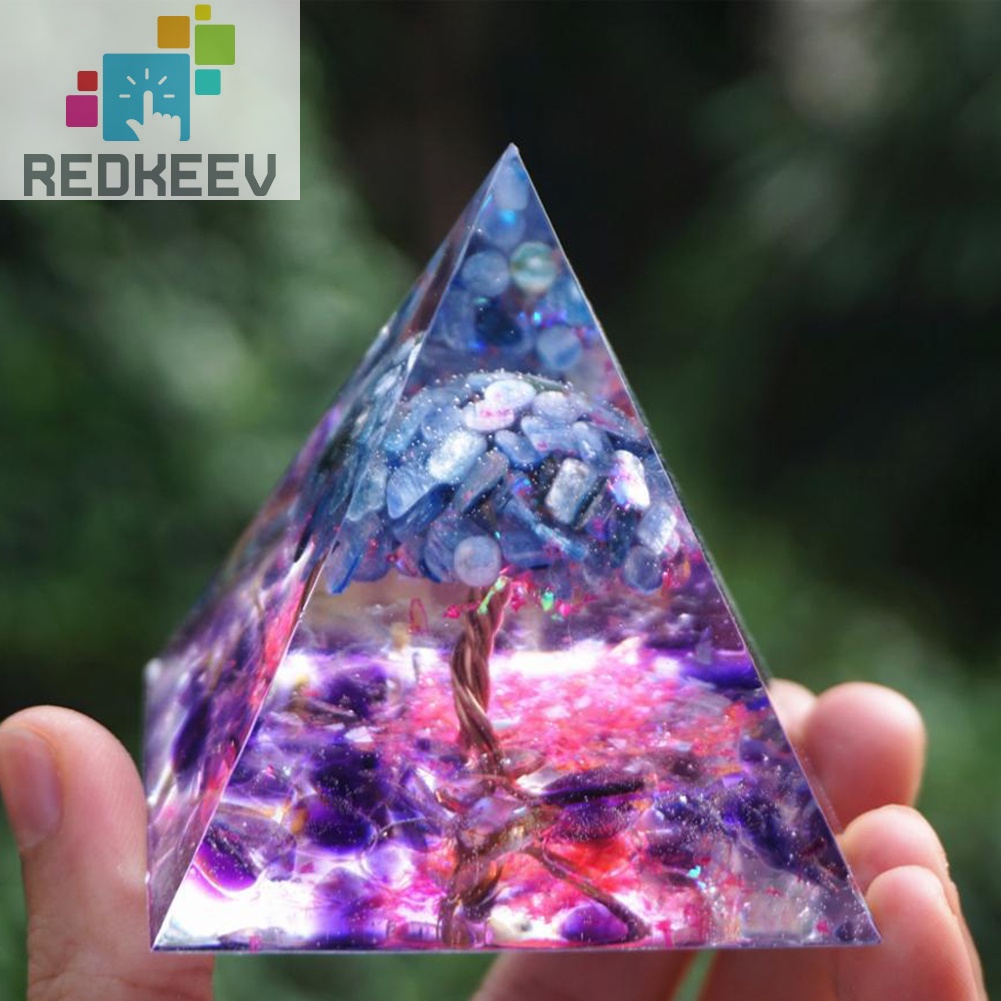 Đá pha lê năng lượng hình kim tự tháp 5cm