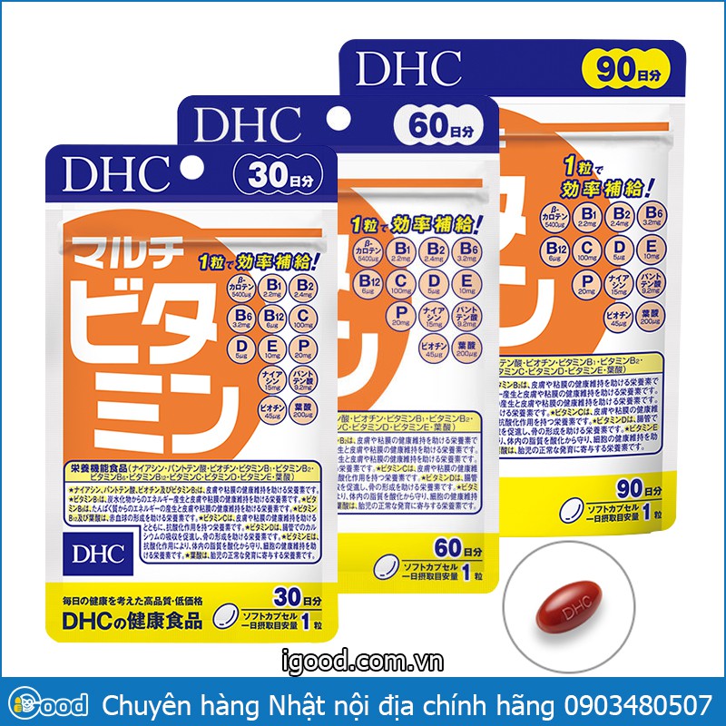 Viên uống vitamin tổng hợp DHC Nhật Bản | Thế Giới Skin Care