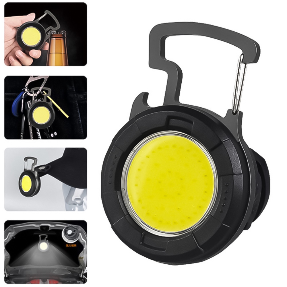 Đèn LED COB Mini Sạc USB Kèm Kẹp / Nút Bần Đa Năng Chống Thấm Nước Tiện Dụng Mang Theo Du Lịch Cắm Trại