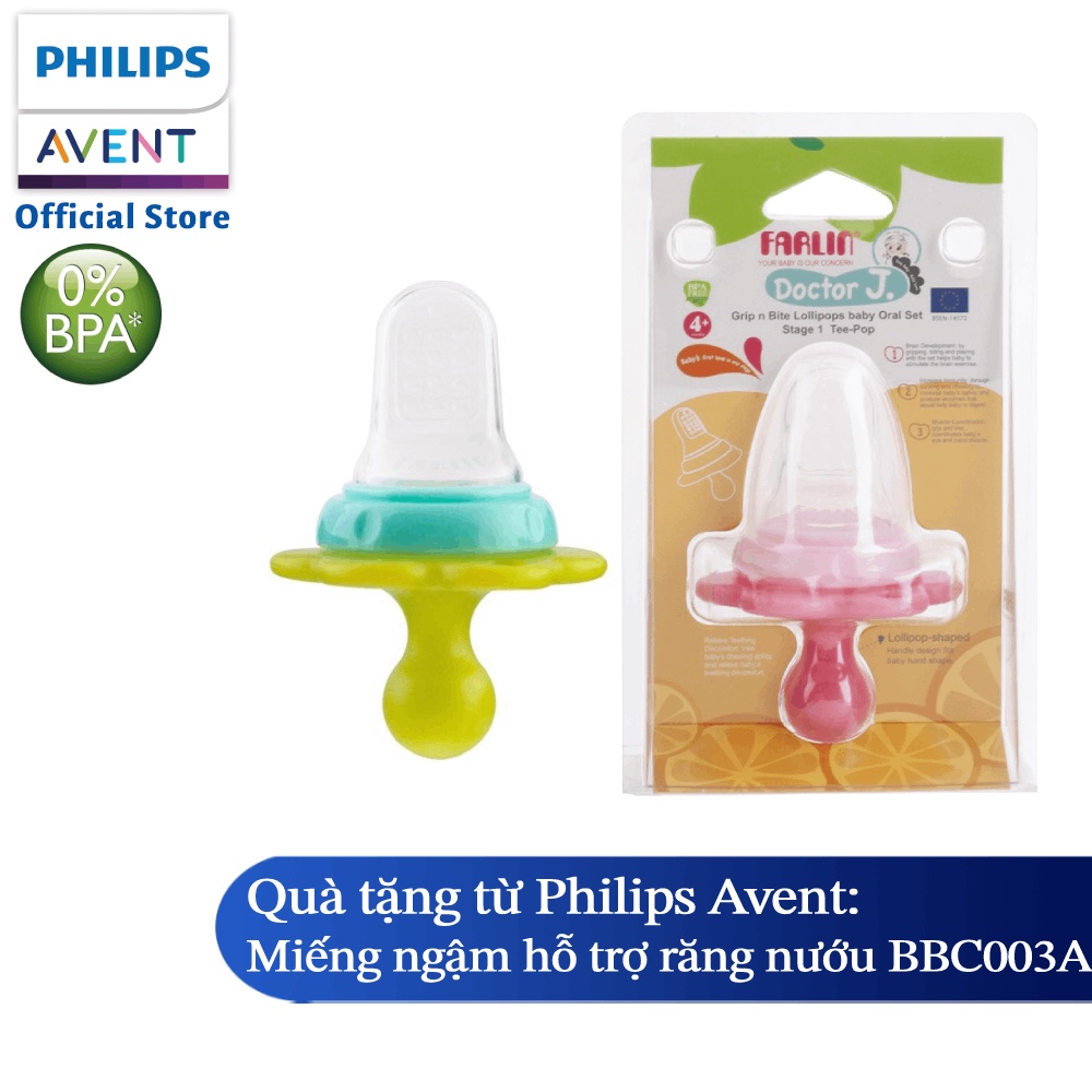 Quà tặng không bán từ Philips Avent _Dụng cụ hỗ trợ răng nướu cho bé BBC.003A