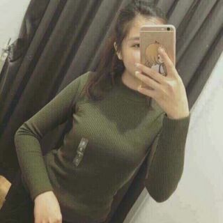 Áo len tăm cổ 3 phân