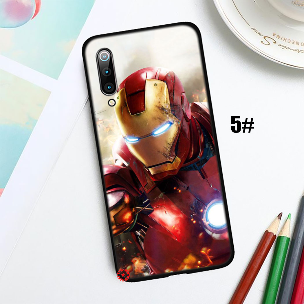 Ốp Điện Thoại Silicon Mềm Hình Eg39 Iron Man Cho Xiaomi Mi A3 A2 A1 5x 6x Redmi K30 K20 Pro Lite