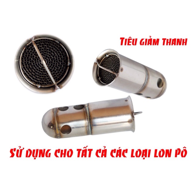 tiêu giảm thanh sử dụng các loại pô