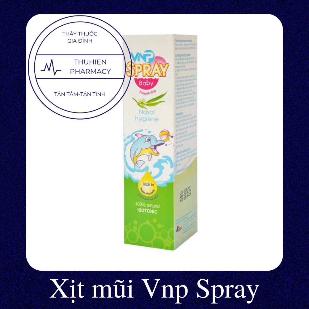 Xịt mũi nước muối biển VNP Spray Khuynh Diệp cho bé