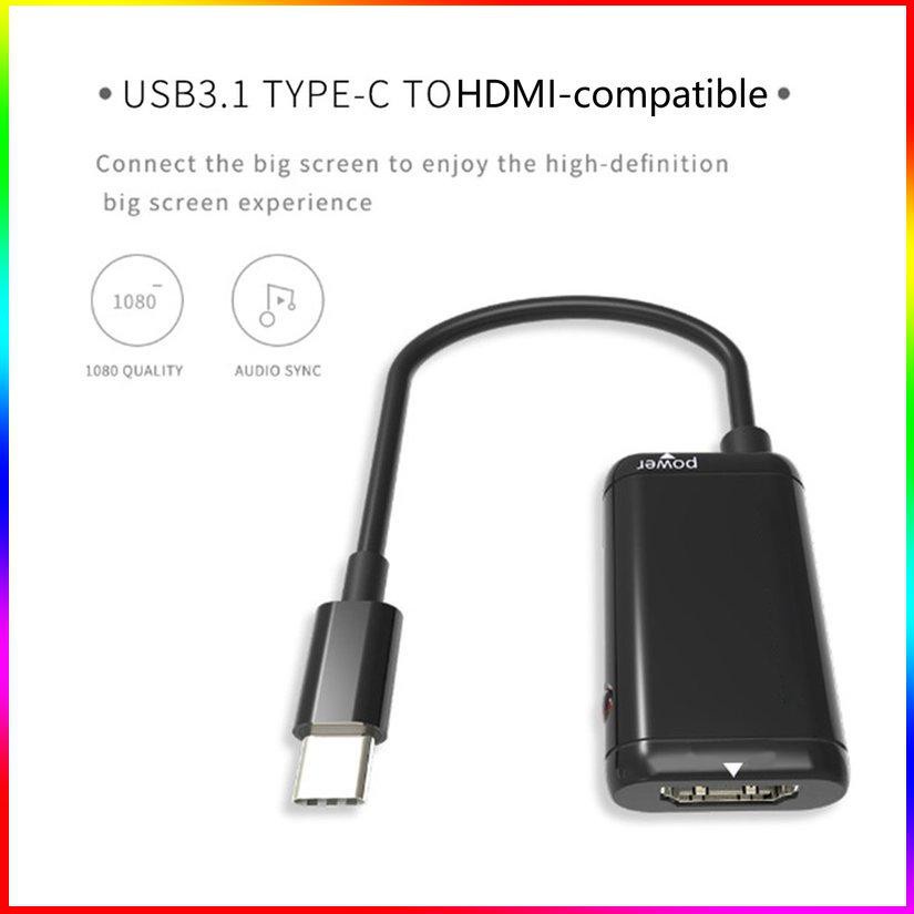 Đầu Chuyển Đổi Usb-C Type C Sang Hdmi Usb 3.1 Tv Cho Mhl Android